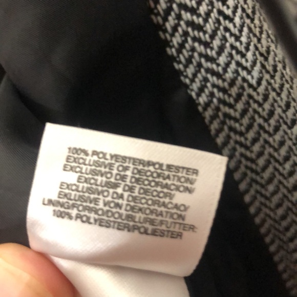 BLACK LABEL Women’s Relaxed Black&White Blazer - Picture 4 of 6